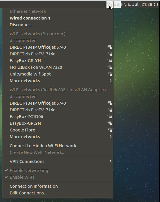 Wifi List Ubuntu Mate