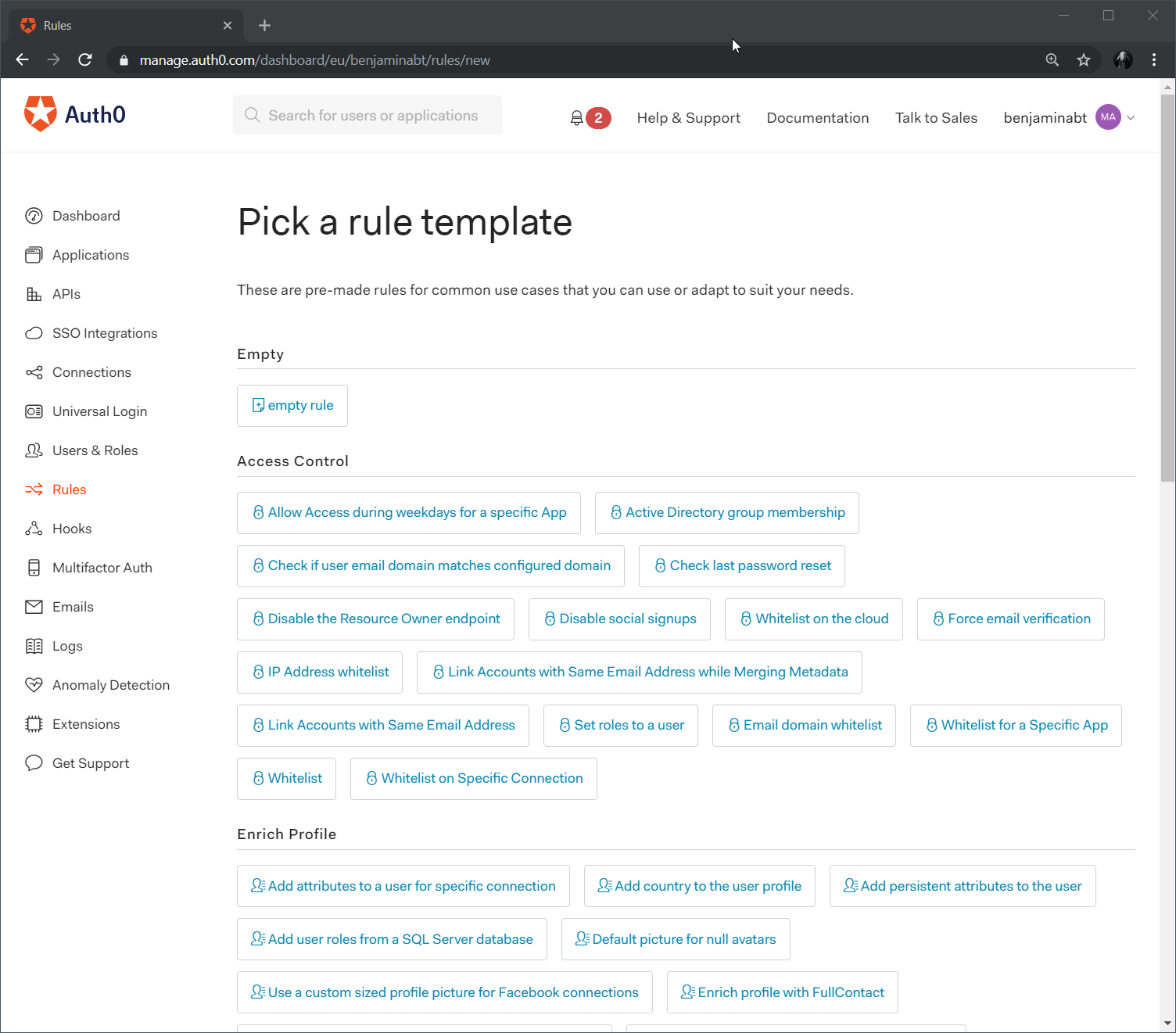 2019-06-08_Auth0-Rule-Templates