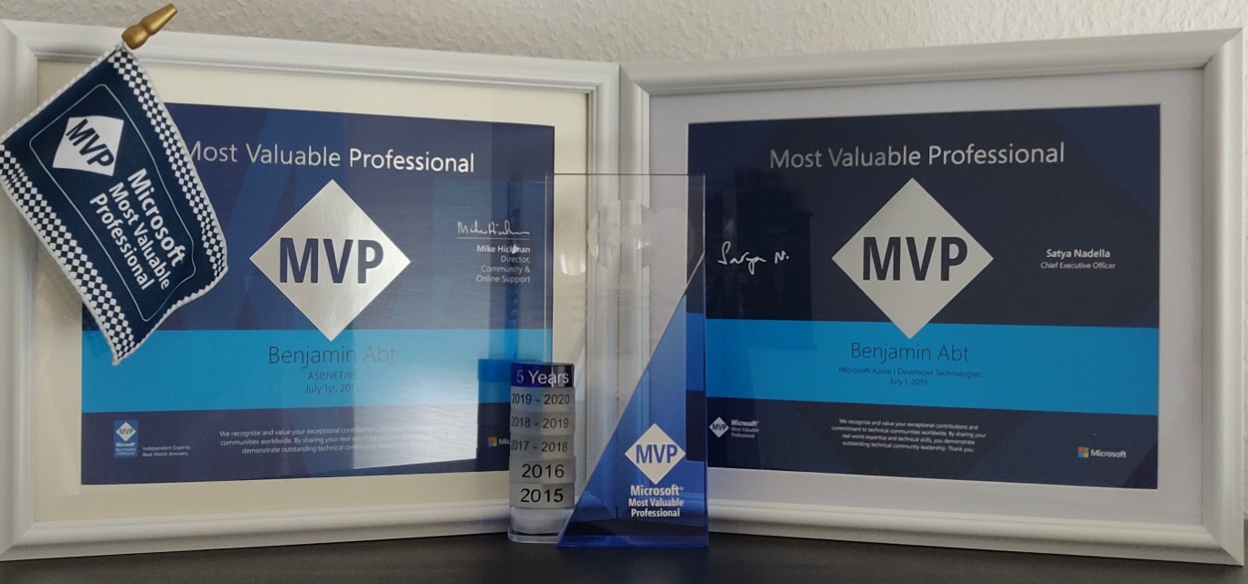 Microsoft MVP 2019 - .NET and Azure