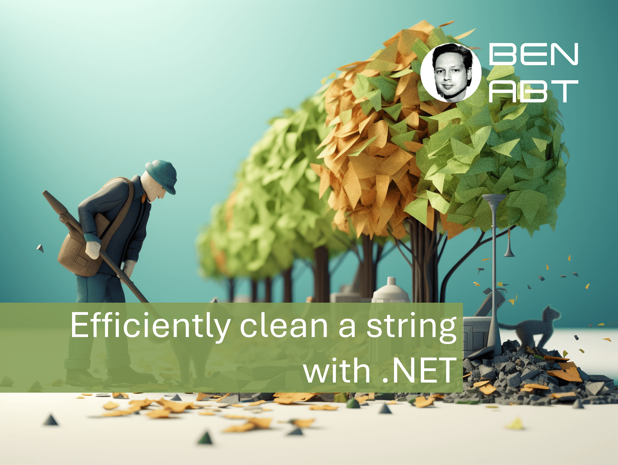 Efficiently clean a string with .NET