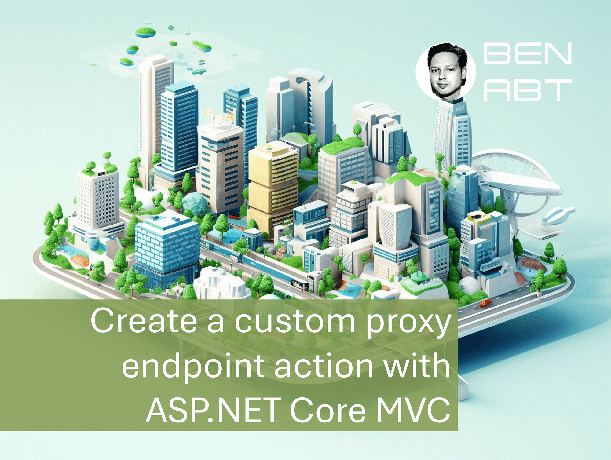 Create a custom proxy endpoint action with ASP.NET Core MVC