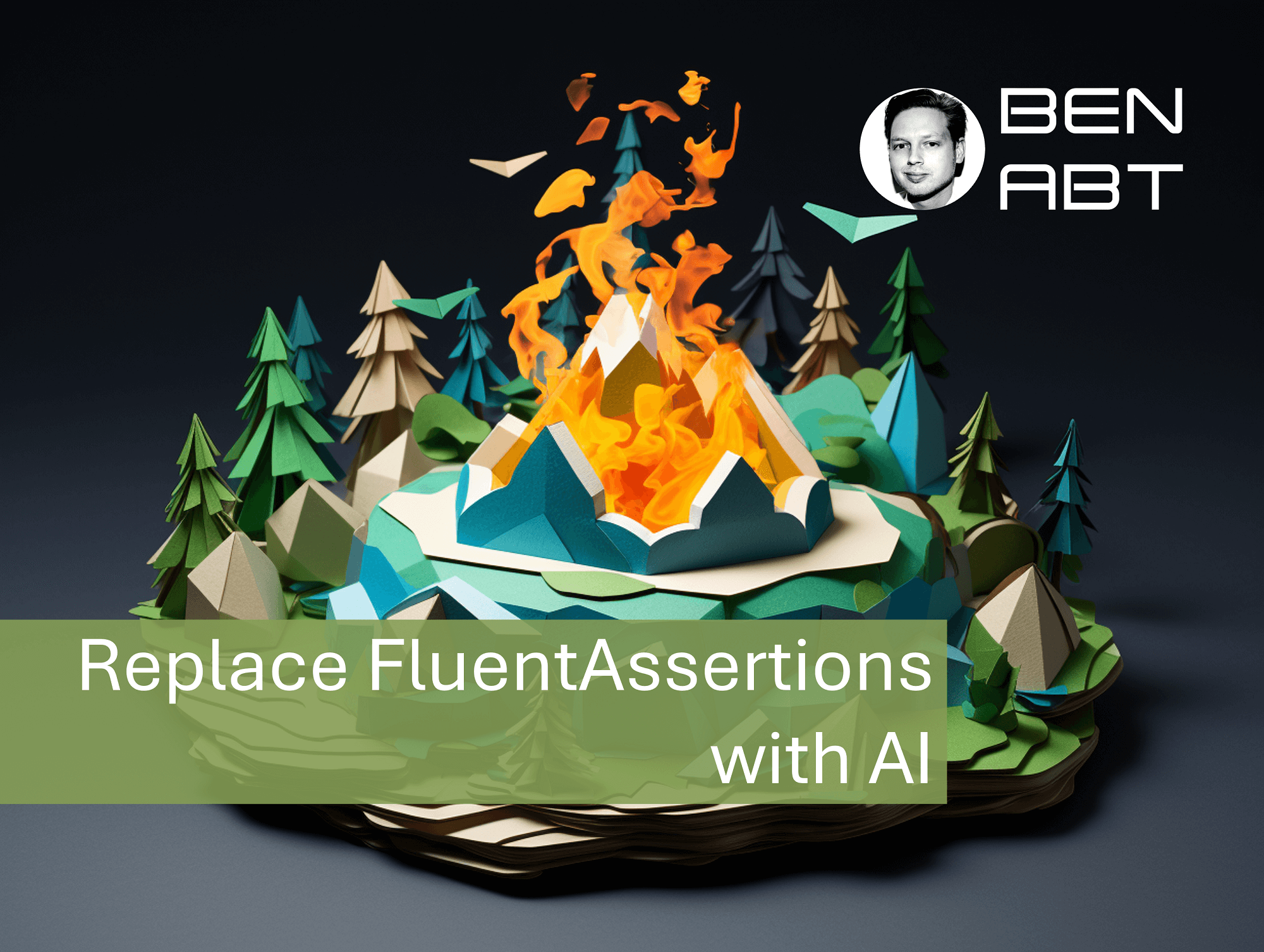 Replace FluentAssertions with AI